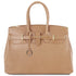 TL Bag - Leather handbag with golden hardware